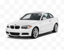 白色宝马汽车BMW