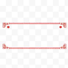 红色灯笼边框节日