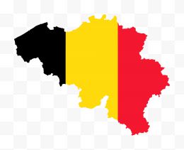 比利时地图标记
