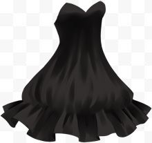 黑色裙子