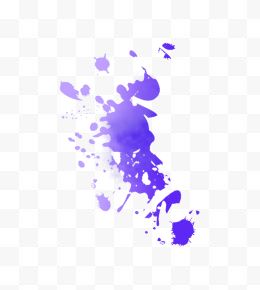 紫色颜料痕迹