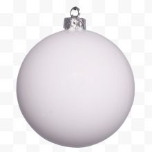 白色圆形圣诞球 