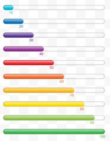 创意进度条矢量