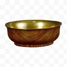 清乾隆仿木釉金胎瓷碗