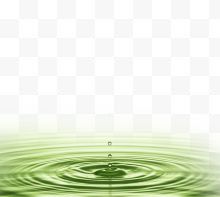 绿色水面