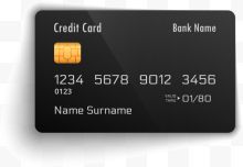 黑色商务信用卡