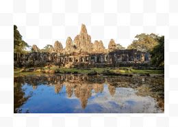 著名柬埔寨吴哥窟