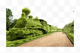 火车绿色叶子火车火车