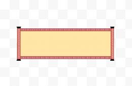 中国风卷轴边框