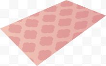 一个矢量粉色地毯