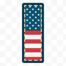 美国国旗装饰字母