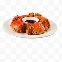 一盘美味螃蟹