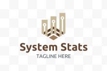 浅棕色的数据logo