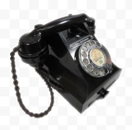 古董胶木电话