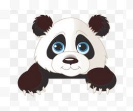 中国风水墨画国宝熊猫...
