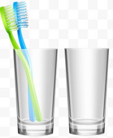 塑料刷牙杯
