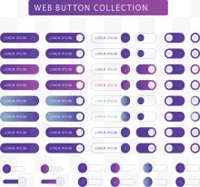 紫色网页按钮