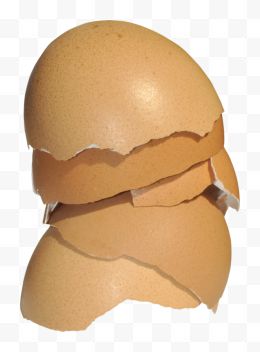叠加的鸡蛋蛋壳