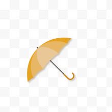 黄色小雨伞