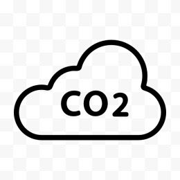 CO2气体图标