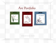 艺术画展网页模板