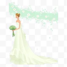 浪漫白色婚纱