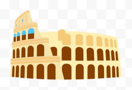 罗马圆形大剧场的图形...