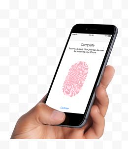 手持手机指纹