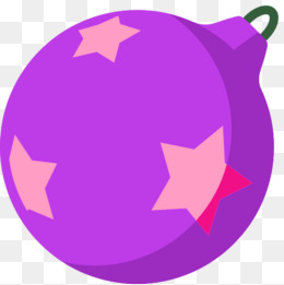 紫色简约彩球装饰图案