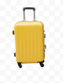 黄色简约行李箱包