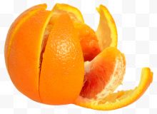 剥开的柑橘