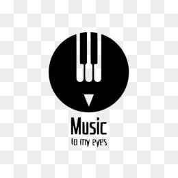 黑色音乐创意logo
