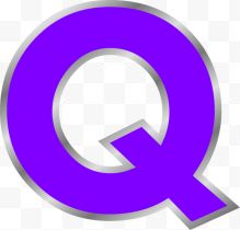 紫色字母Q