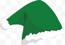 绿色毛茸茸圣诞帽