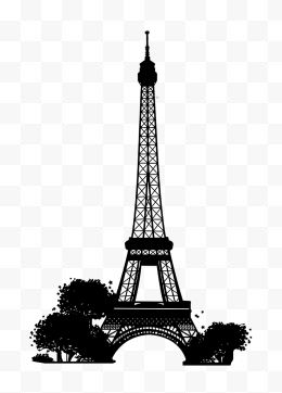 巴黎地标建筑埃菲尔铁塔...