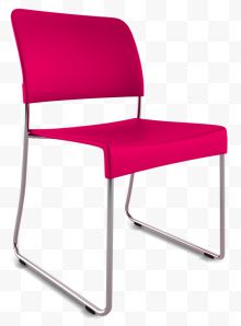 红色简约座椅装饰图案...