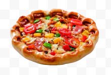 美食蔬菜水果披萨