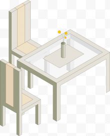 卡通餐桌矢量图下载