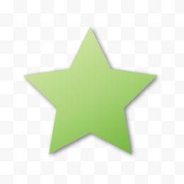 绿色的五角星