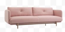 粉红色的沙发实物
