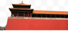 红色皇宫城墙宽屏