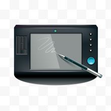 平板电脑卡通插画