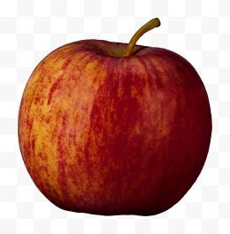 一个红苹果