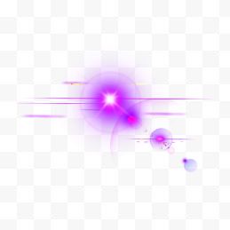 紫色科技光圈