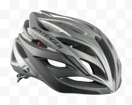 银灰色自行车头盔