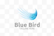 蓝色的翅膀logo