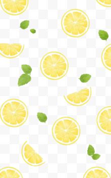 水果柠檬壁纸背景装饰