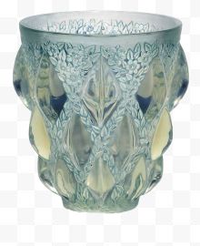 玻璃植物花纹杯子