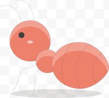 可爱红色蚂蚁