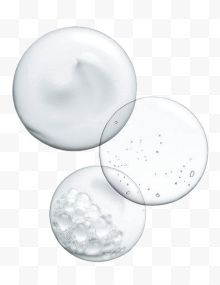 白色洗面奶泡沫